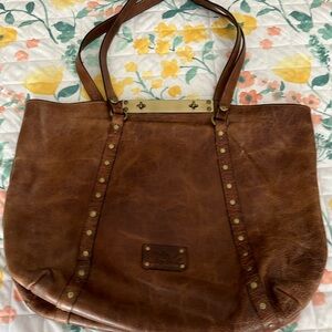 Patricia Nash tote, distressed, looking only used a couple times.